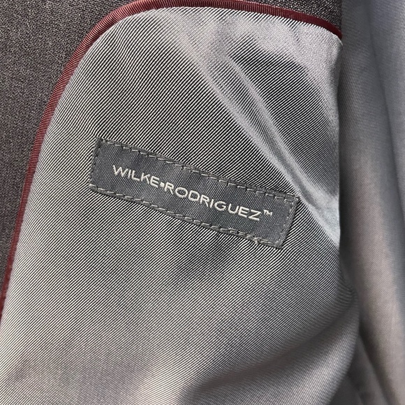 ⭐️⭐️SALE⭐️⭐️Mens Suit Blazer size 42L. Charcoal - Picture 3 of 6